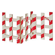 Valla a rayas con LED 30x66cm 