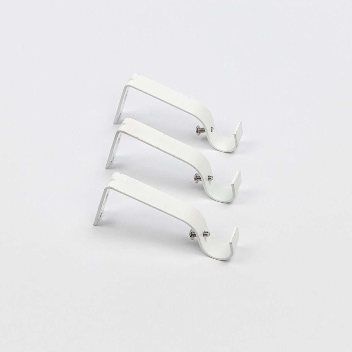 Kit varão extensível branco 120-210cm, , large