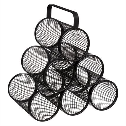 Garrafeira MAYAJ preto em metal, , large