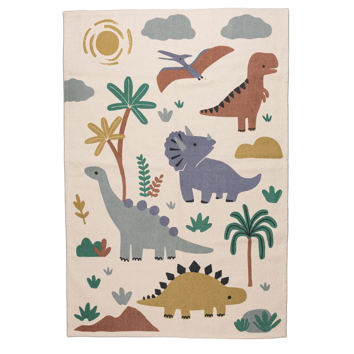 Tapete DINOLAND multicolor 100x150cm, , large