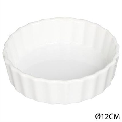 Forma p/ tartelette branca em cerâmica, , large