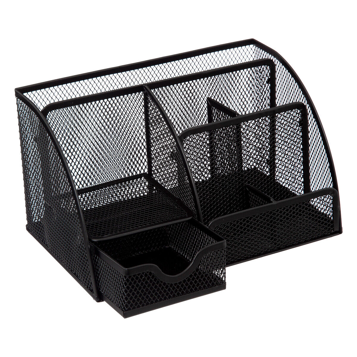 Organizador HAVI preto em metal para escritório, , large