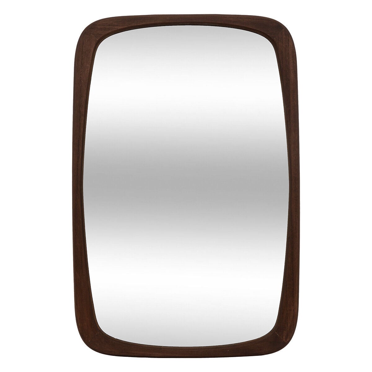 Espelho de parede KEIRA castanho em mdf 65cm, , large