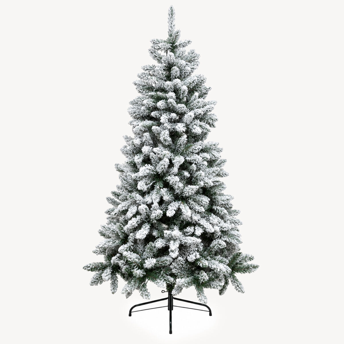 Árvore de natal SNOW LORD verde com leds e neve 240cm, , large