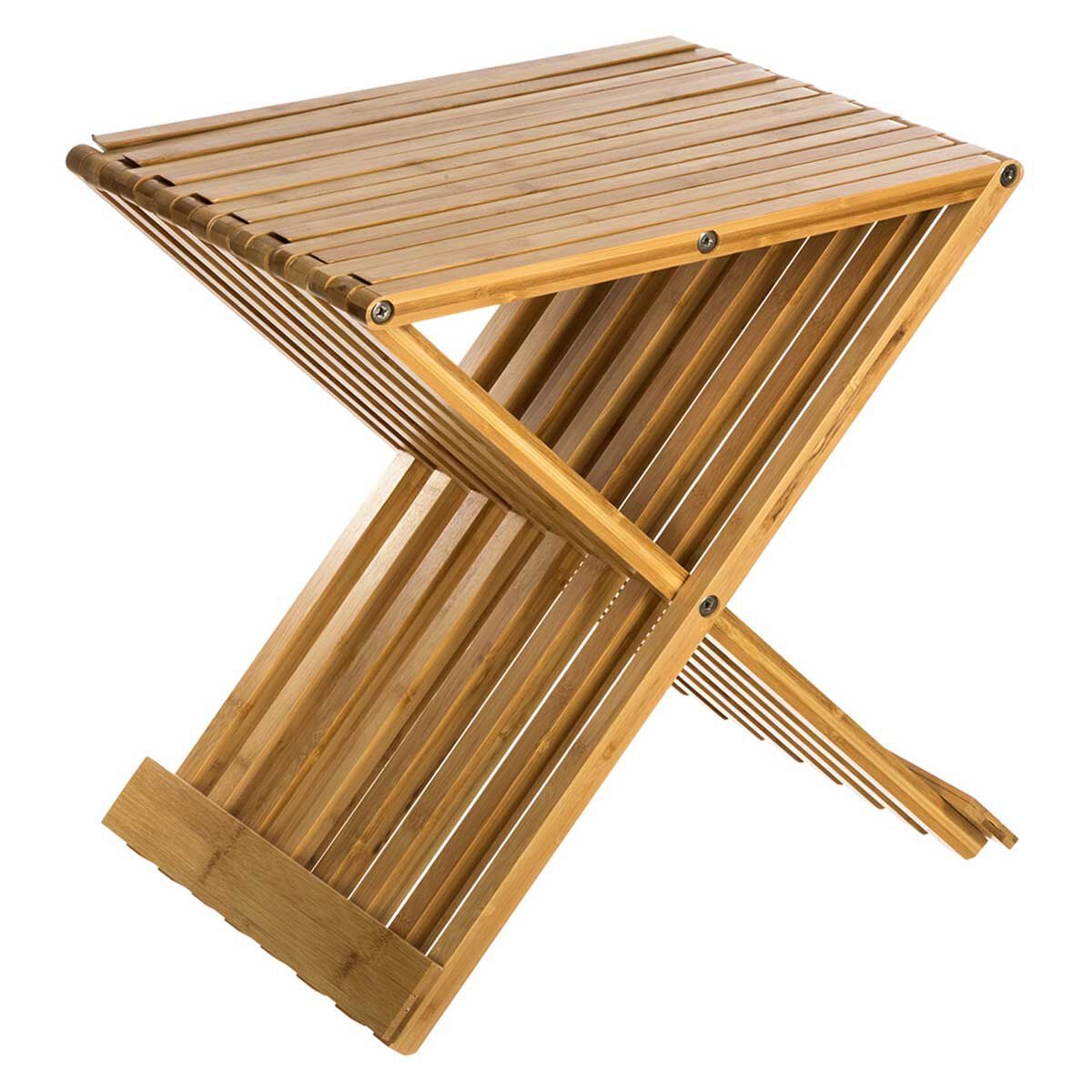 Banco em bambu multiusos, , large