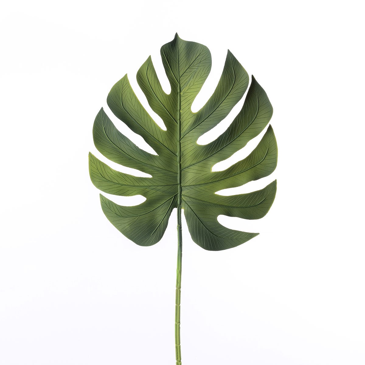 Haste de folha de adão verde artificial 85cm, , large