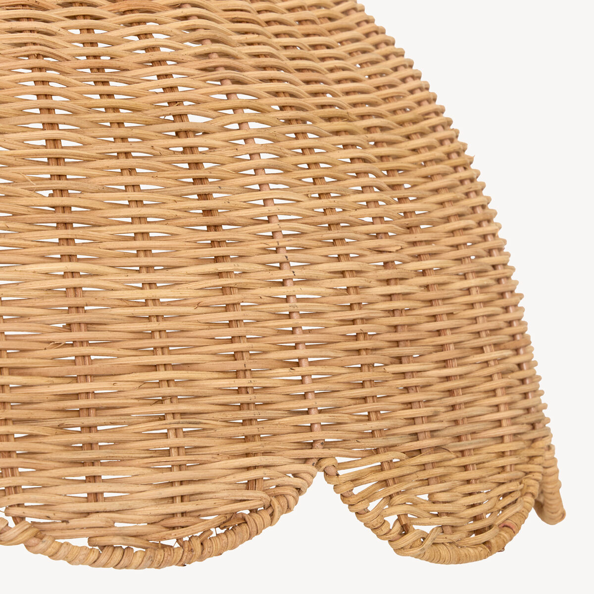 Lámpara de techo MONA marrón de yute, , large
