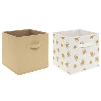 Conjunto de 2 cubos de arrumação SOLEIL, , large