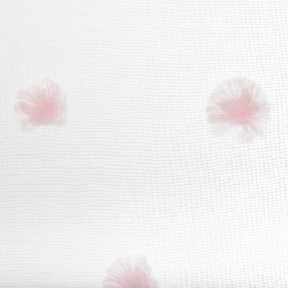 Cortina com pompons 240x140cm, , large