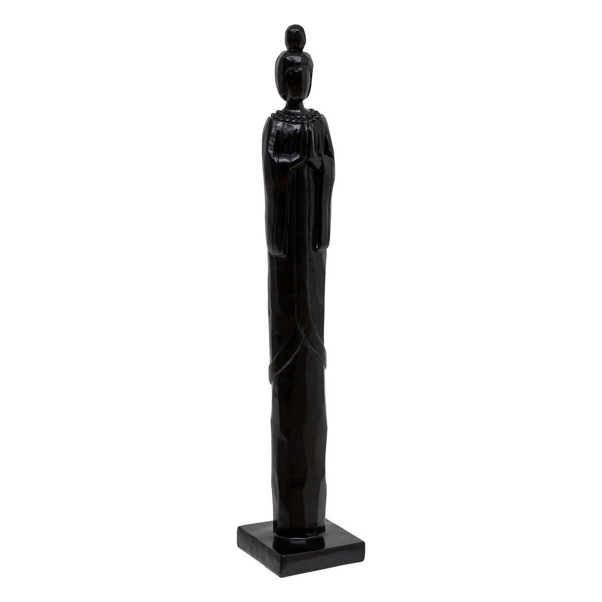 Estátua em forma de mulher HAILEY preta 58cm, , large