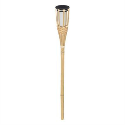 Tocha SOLAR em bambu 70cm, , large
