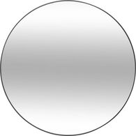 Espejo de pared ALICE redondo negro 110cm