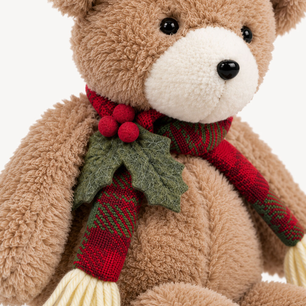 Figura de Urso com cachecol 40cm, , large