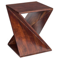 Mesa auxiliar RIKAYA de madera de mango
