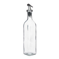 Galheteiro De Vidro Com Tampa Dispensadora 50cl