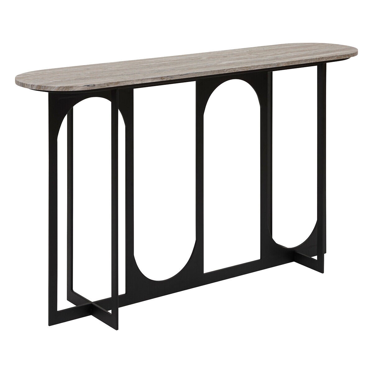 Consola TUSCO preta 140cm, , large