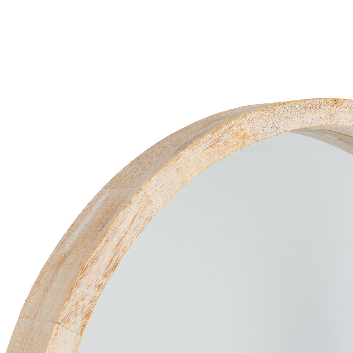 Espelho de parede SCANDINAVE em madeira 50cm, , large