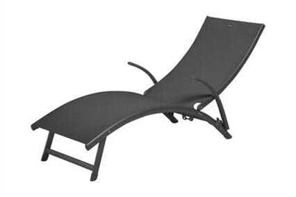 Espreguiçadeira SAMBA cinza antracite e graphite, , large