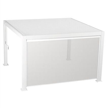 Estore para pérgola ÉVORA cinza graphite 3,6x3,6m, , large