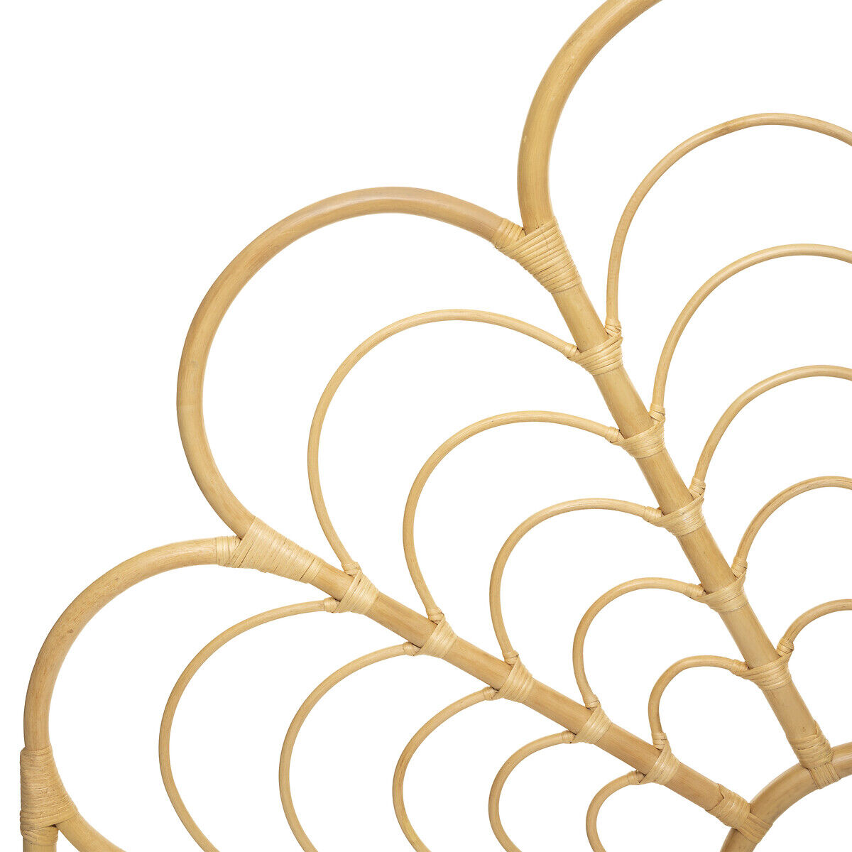 Cabeceira FOLK bege em rattan, , large