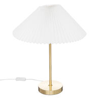 Candeeiro De Mesa Jil Dourado Em Metal