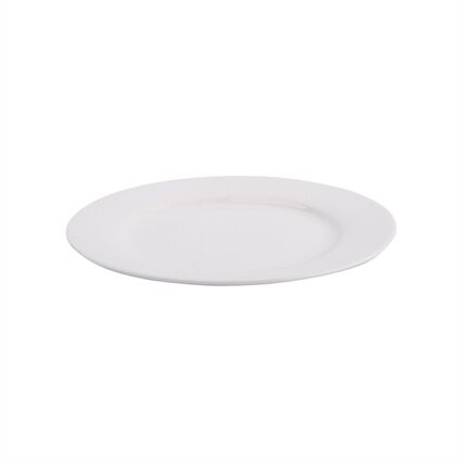 Prato de sobremesa GIZ branco em cerâmica 20cm, , large