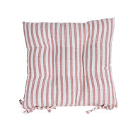 Coj&iacute;n SLUB STRIPES terracota 40x40cm