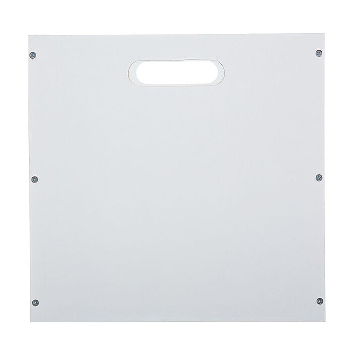 Storage box white in wood, , large