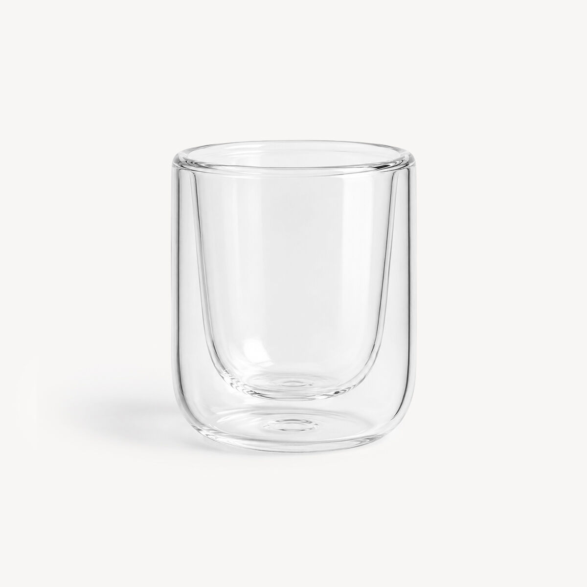 Copo duplo de café em vidro 8cl, , large