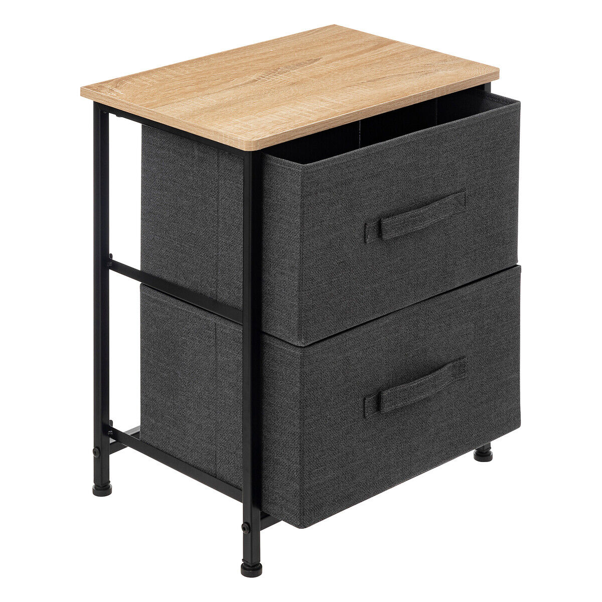 Móvel de arrumação TISSA cinza escuro 51cm, , large