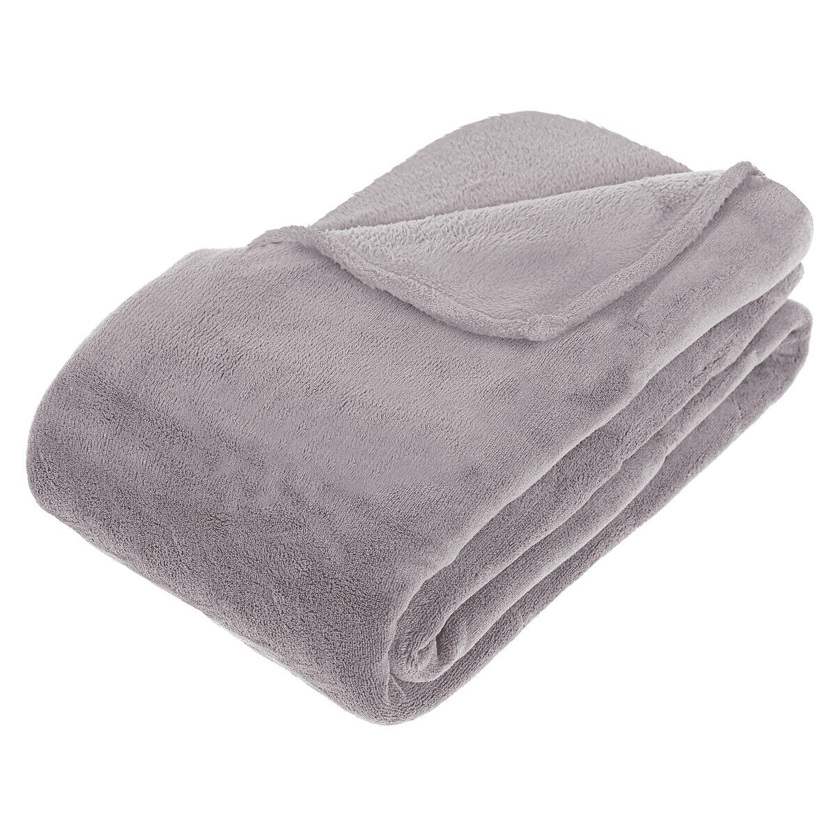 Microfibre throw black, , large