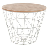 Mesa Auxiliar Kumi Mdf Metal 38x30.5Cm