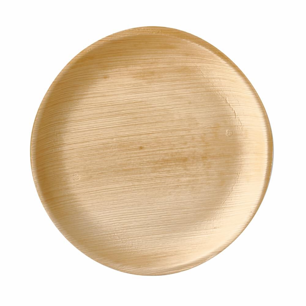 Set of 10 plates palm leaf, , large