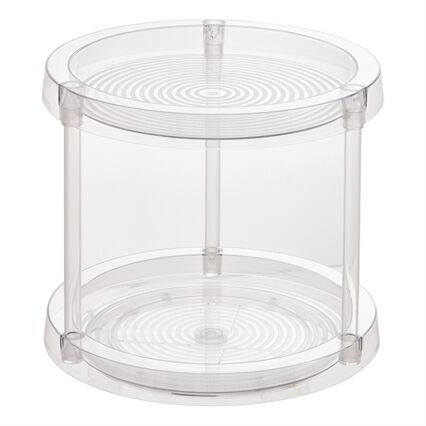 Organizador para maquilhagem rotativo com 2 níveis SELENA, , large