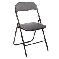 Silla Plegable C/Asiento De Terciopelo