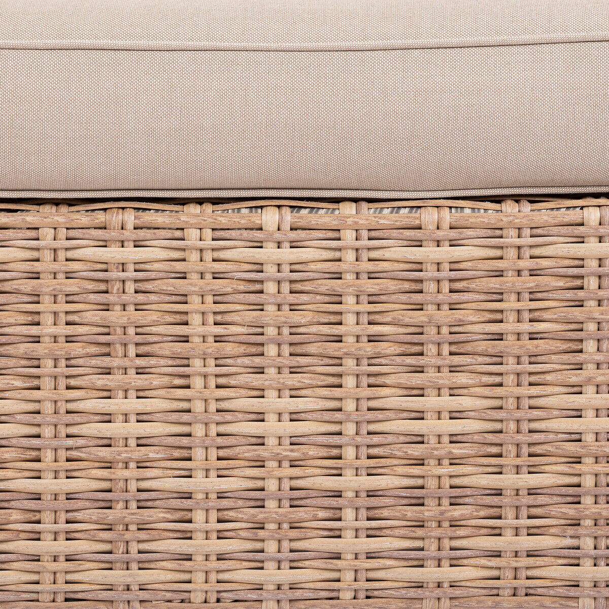Sofa MOORÉA in synthetic rattan 2-seater, , large