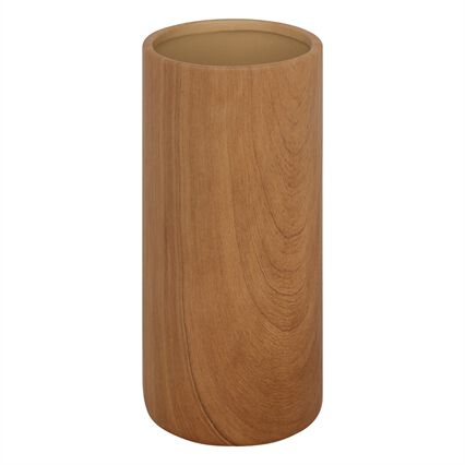 Jarrón SOA de cerámica efecto madera 20cm, , large