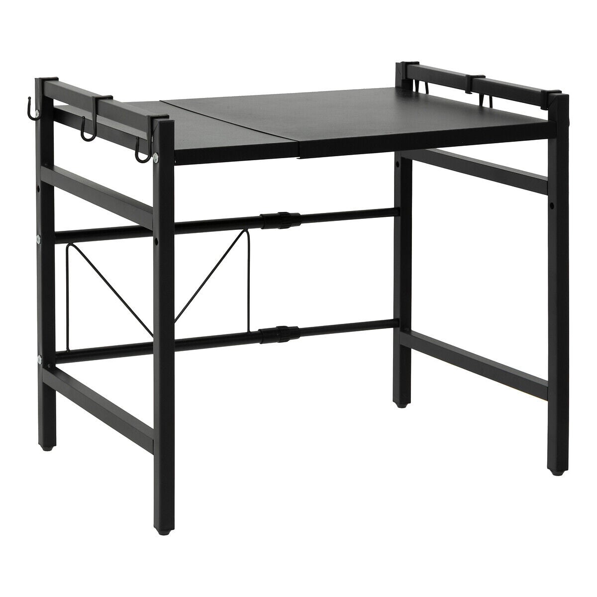 Estante para microondas negro, , large