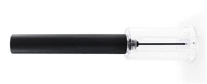 Saca rolhas com bomba preto, , large
