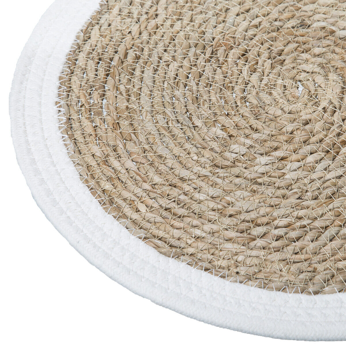 Individual Redondo Branco Happy 38cm, , large