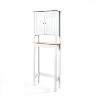 Mueble para baño wc DENVER blanco y marrón 173cm