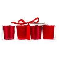 Set 4 Velas Rojas