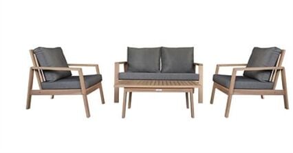Garden set TIWI in acacia wood, , large