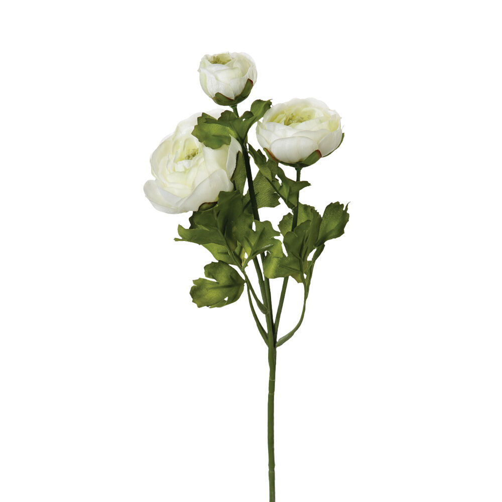 Haste de flor de rainunculo com 3 flores, , large