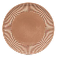 Plato de postre CHLOE marr&oacute;n 20cm