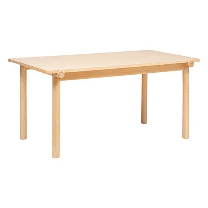 Mesa de jantar ARDEN bege em mdf, , large