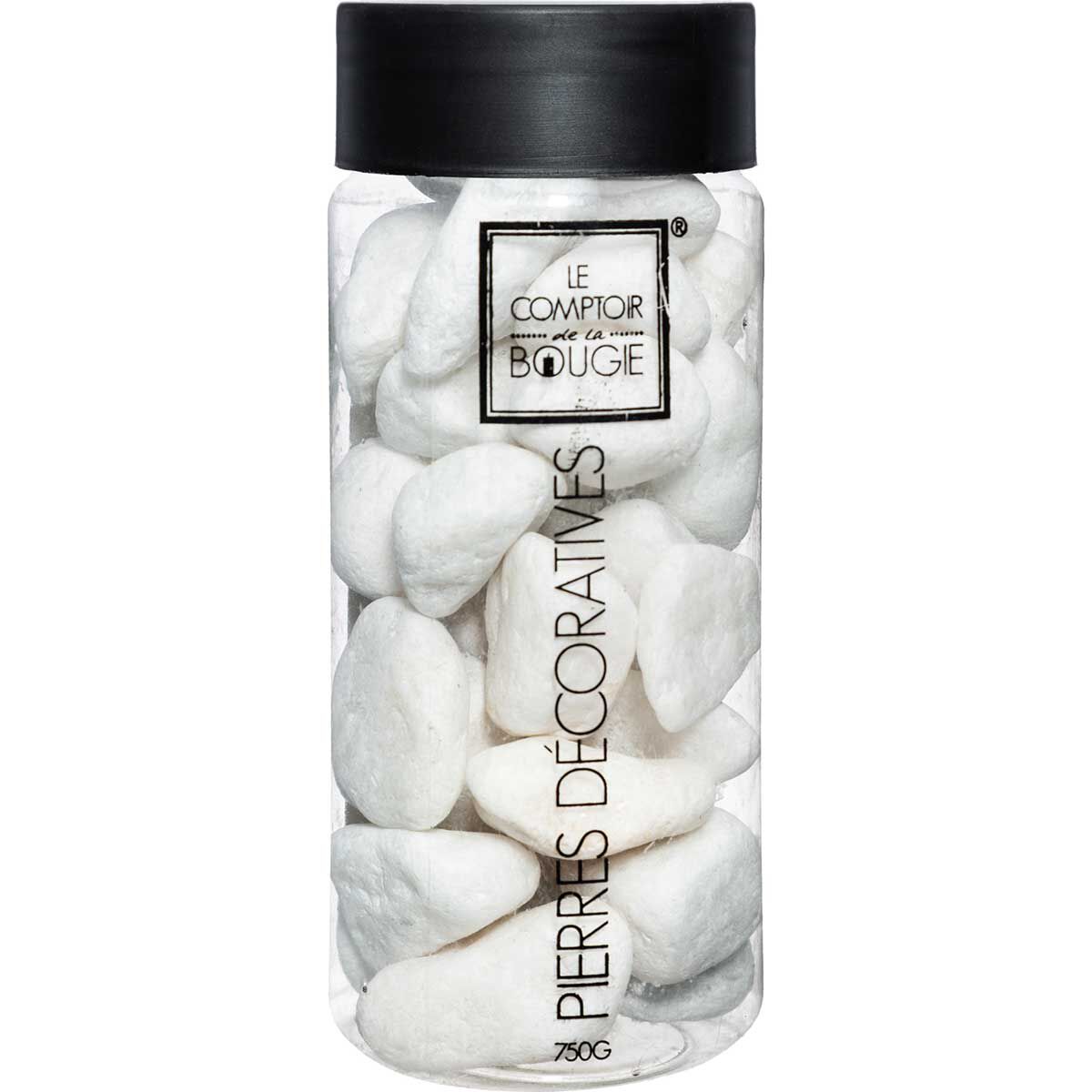 Pedras decorativas brancas grandes 750gr, , large