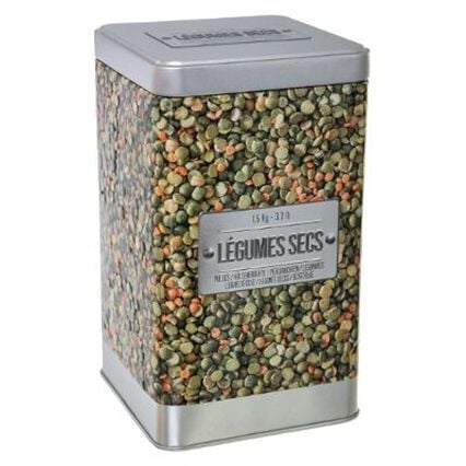 Lata em metal para vegetais secos, , large