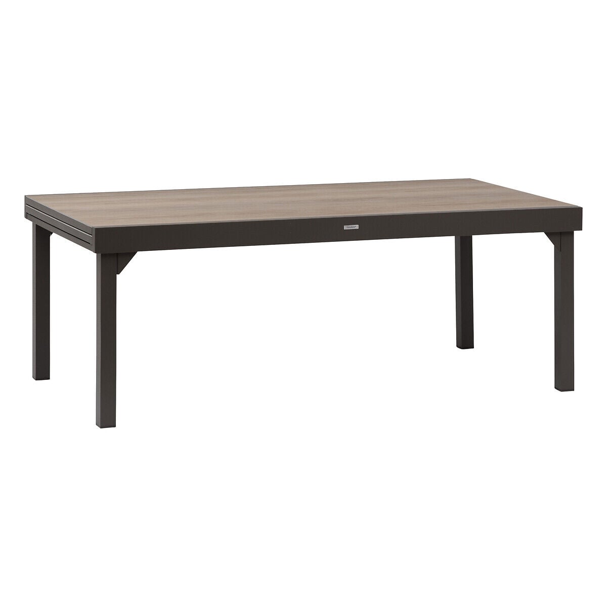 Mesa extensível PIAZZA tonka em alumínio 200-320cm, , large