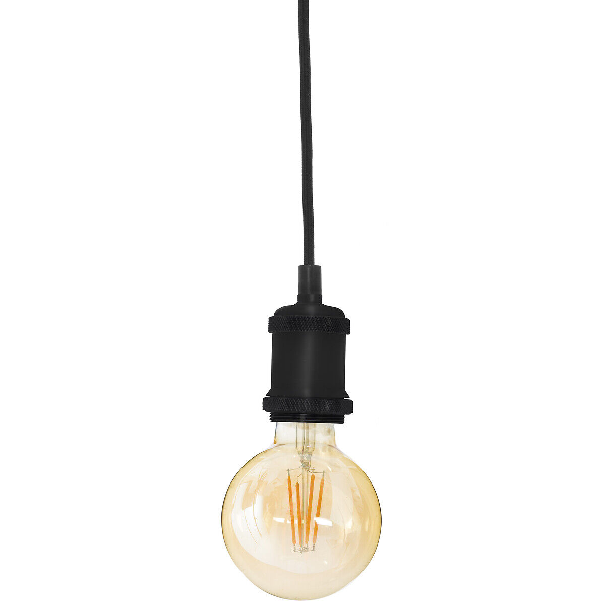 Candeeiro de teto NYL preto em metal 5cm, , large